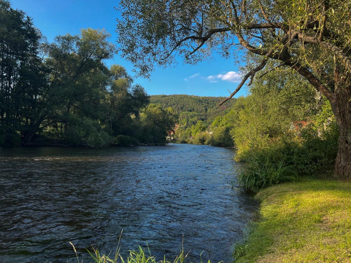 Schlossberg Apartments & Garten In Der Natur & Unweit Vom "Thueringer Meer" Unterwellenborn Dış mekan fotoğraf